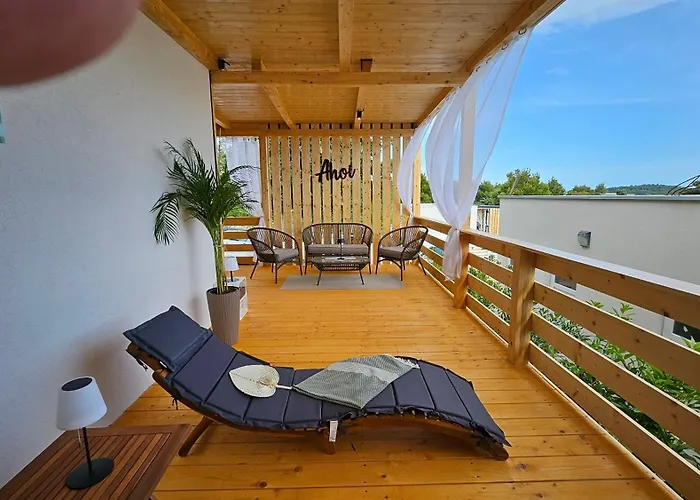 Strandhaus Ahoi 17, Terrasse Mit Meerblick, Privatstrand, 2 Badezimmer Nyaraló Drage