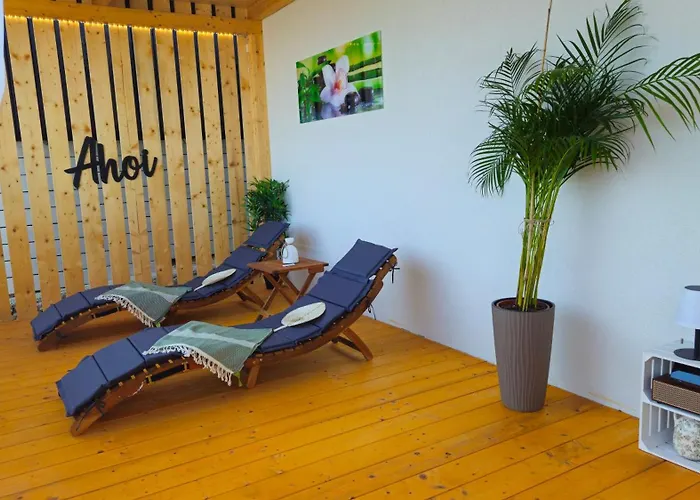 Strandhaus Ahoi 17, Terrasse Mit Meerblick, Privatstrand, 2 Badezimmer Nyaraló *